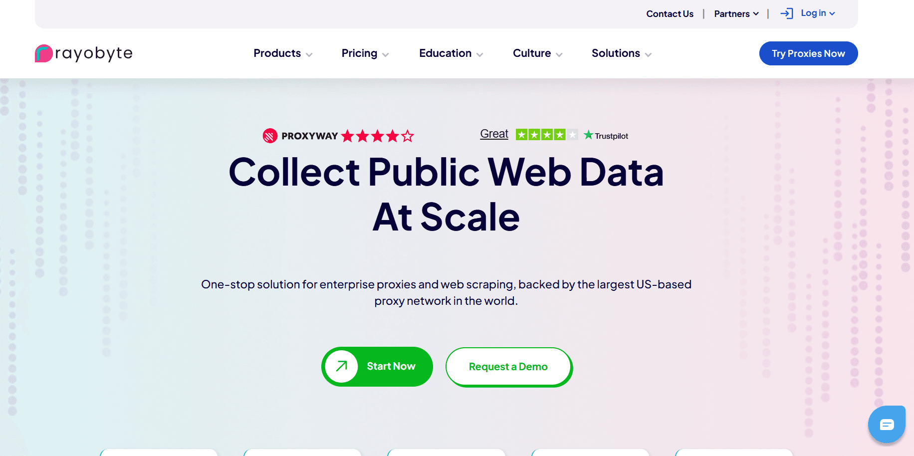 Rayobyte homepage