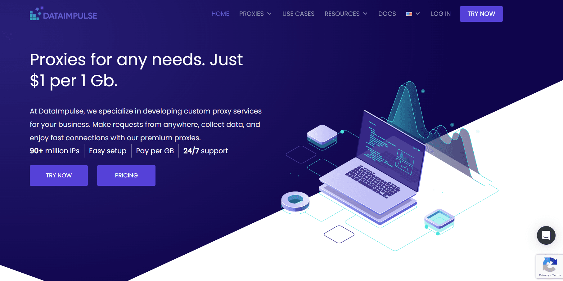 DataImpulse homepage